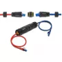 Savienotāja adapteris DELOCK RJ45 ligzda–RJ45 ligzda ar M23 vītni Cat.6a/Cat.7, IP68, melns