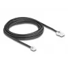 DeLOCK 88038 telefona kabelis 5 m Melns RJ-45 RJ-11