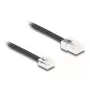DeLOCK 88038 telefona kabelis 5 m Melns RJ-45 RJ-11