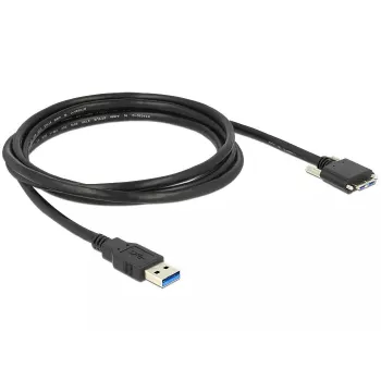 USB kabelis DeLOCK 2m USB 3.0 USB 3.2 Gen 1 Micro-USB B melns