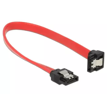 SATA kabelis DeLOCK 83977 0,2 m Melns Sarkans