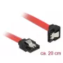 SATA kabelis DeLOCK 83977 0,2 m Melns Sarkans