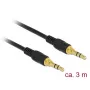 Audio kabelis DeLOCK 85551 3m 3.5mm melns