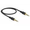 Audio kabelis DeLOCK 85592 0.5m 3.5mm melns