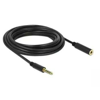 Audio kabelis DeLOCK 85799 5 m 4,4 mm melns