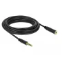 Audio kabelis DeLOCK 85799 5 m 4,4 mm melns