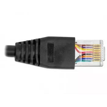 Seriālais savienojuma kabelis DeLOCK 64158 USB 2.0 Type-A uz RS-232 RJ45 25 cm melns
