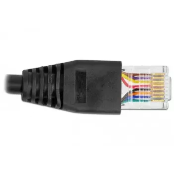 Seriālais savienojuma kabelis DeLOCK 64159 USB Type-A uz RS-232 RJ45 0,5m Melns