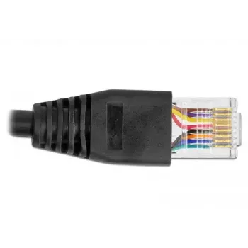 Seriālais savienojuma kabelis DeLOCK 64160 USB Type-A uz RJ45 1 m melns