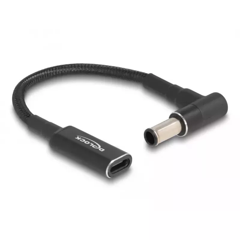 DeLOCK adaptera kabelis USB Type-C ligzda uz Sony 6.0 x 4.3 mm spraudni 90° 15 cm