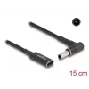 DeLOCK adaptera kabelis USB Type-C ligzda uz Samsung 5.5 x 3.0 mm spraudnis 90° leņķī 15 cm