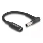 DeLOCK adaptera kabelis USB Type-C ligzda uz Samsung 5.5 x 3.0 mm spraudnis 90° leņķī 15 cm