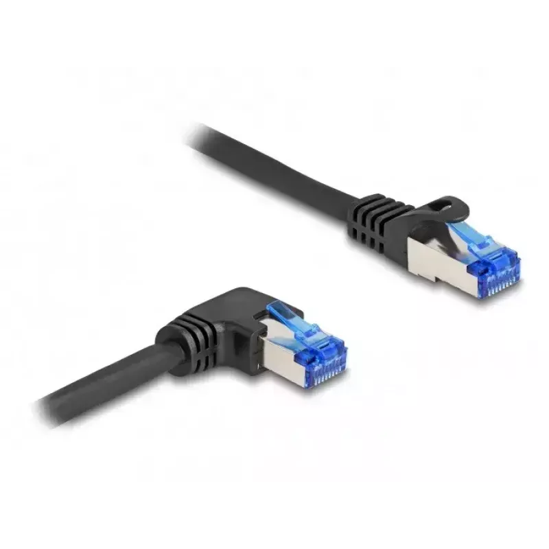 Tīkla kabelis DeLOCK RJ45 Cat.6A S/FTP 2m Melns