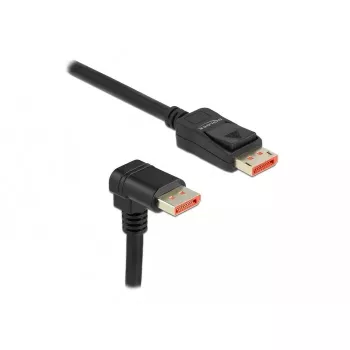DisplayPort kabelis DeLOCK 87052 8K 60Hz 3m vīr. uz vīr. 90° uz leju