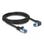 Tīkla kabelis DeLOCK RJ45 Cat.6A S/FTP 3m Melns
