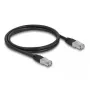 Tīkla kabelis DeLOCK RJ45 Cat.6A S/FTP 1 m melns