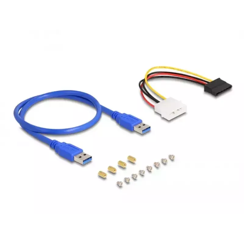 DeLOCK paplašinātāja karte PCI Express x1 uz 3 x PCIe x1 50 cm USB kabelis