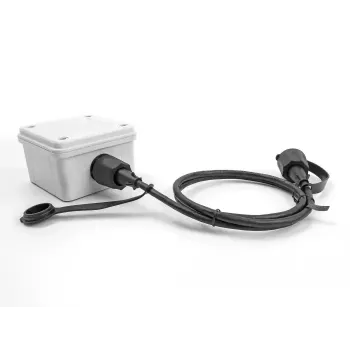 DeLOCK tīkla kabelis RJ45 spraudnis uz RJ45 spraudni Cat.6 STP 1m IP68 melns