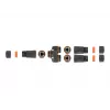 Tīkla kabelis DeLOCK 88143 Y-Adapter RJ45 uz 2x RJ45 Cat.6 Melns