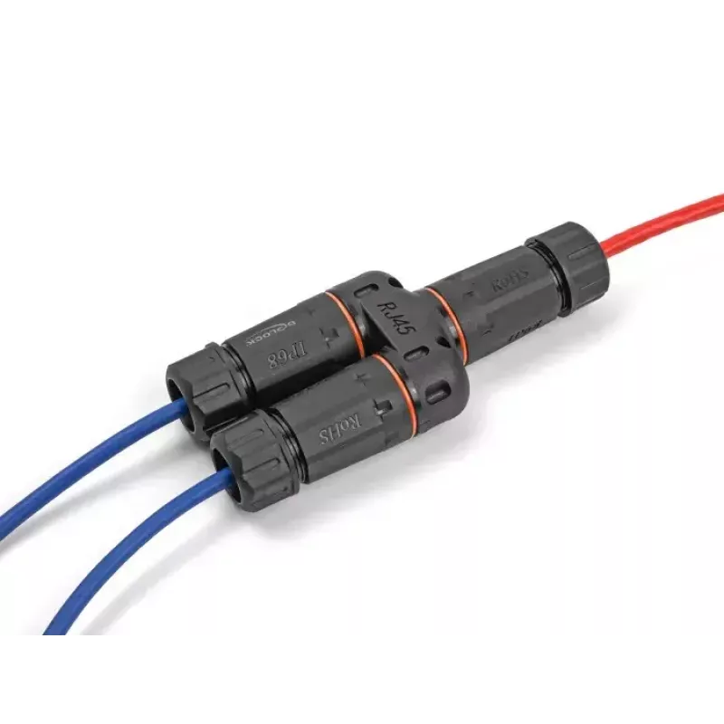 Tīkla kabelis DeLOCK 88143 Y-Adapter RJ45 uz 2x RJ45 Cat.6 Melns