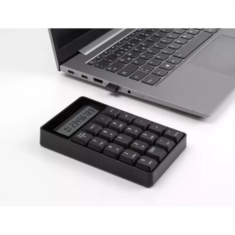 Cipartastatūra DeLOCK 12113 USB melna 20 taustiņi universāla