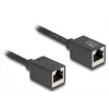 Tīkla kabelis DeLOCK 90324 RJ-45 Cat6a 0,5 m Melns