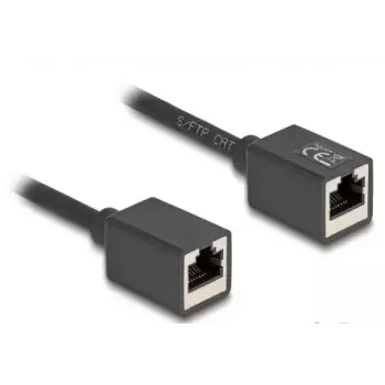 Tīkla kabelis DeLOCK 90324 RJ-45 Cat6a 0,5 m Melns