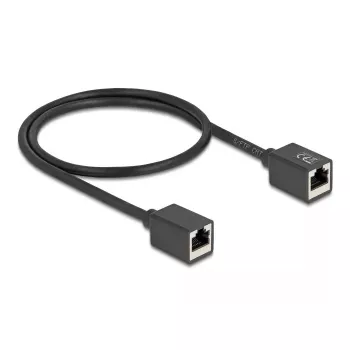 Tīkla kabelis DeLOCK 90324 RJ-45 Cat6a 0,5 m Melns