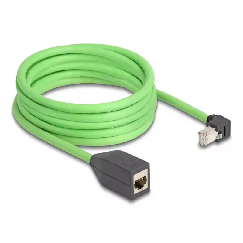 Tīkla kabelis DeLOCK 80888 RJ-45 Cat6a 5m Melns Zaļš