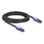 Tīkla kabelis DeLOCK 80928 RJ-45 Cat6 3 m Melns Violets