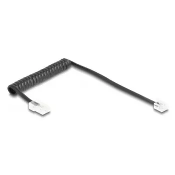 DeLOCK telefona kabelis 1 m Melns 88442 RJ-11 RJ-45