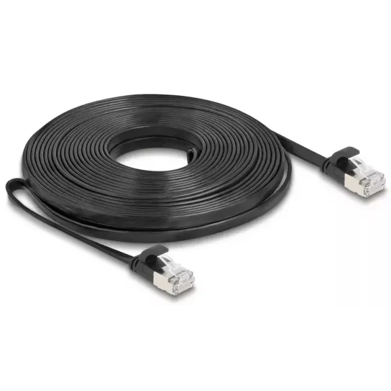 Tīkla kabelis DeLOCK 81169 RJ-45 Cat6a 10 m Melns