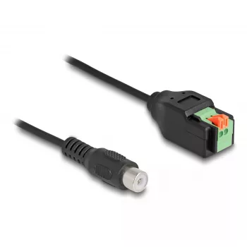 DeLOCK RCA ligzdas–spaiļu bloka adapteris 15 cm 2 kontaktu