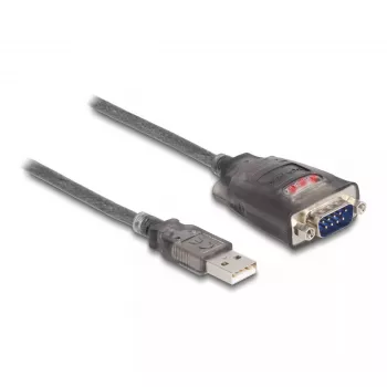 DeLOCK Adapteris USB 2.0 Type-A uz Serial RS-232 D-Sub 9 kontaktu vīrišķais 3 m