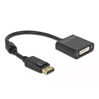 Adapter DisplayPort 1.2 male to DVI female 4K Active DeLOCK 63482