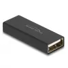 DeLOCK adaptera pārveidotājs USB 2.0 Type-A ligzda-sievišķais metāla