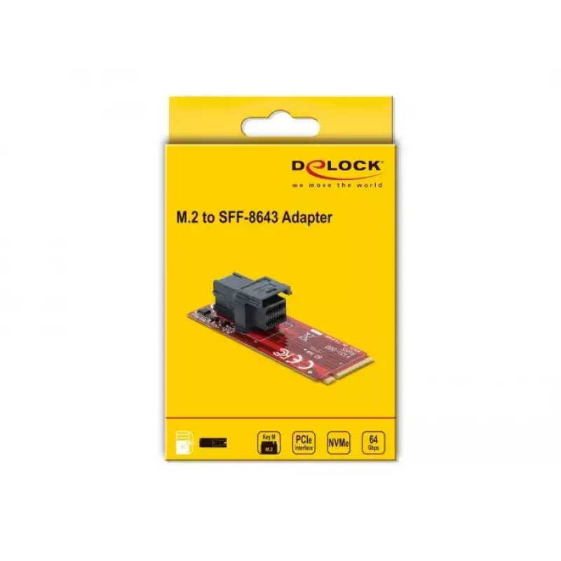Iekšējais M.2 adapteris DeLOCK 62721