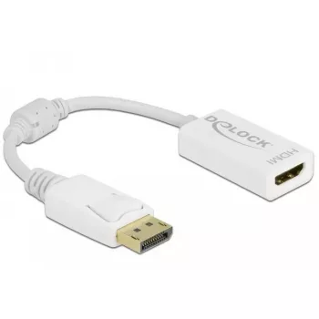 Adapter DisplayPort 1.1 male to HDMI female Passive balta DeLOCK 61015