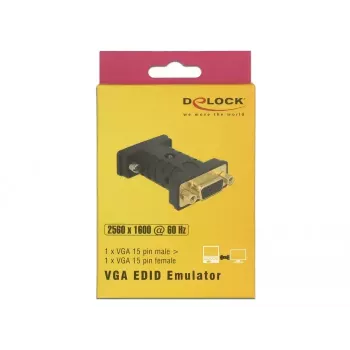 Kabeļa dzimuma savienotāja adapteris VGA D-Sub DeLOCK 63326