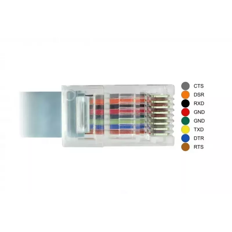 Seriālais kabelis DeLOCK 89917 USB 2.0 Type-C RJ45 pelēks 0,5 m