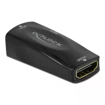 Adapteris HDMI-A sieviešu tipa uz VGA sieviešu tipa 1080p ar Audio DeLOCK 66560
