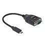 Adapter USB Type-C uz 1 x Serial RS-232 DB9 DeLOCK 64038