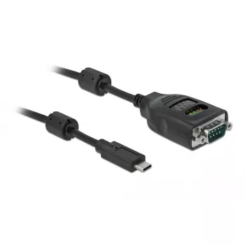USB Type-C uz seriālo DB9 adapteris DeLOCK 90414