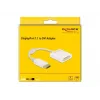 Adapter DisplayPort 1.1 male to DVI female Passive balta DeLOCK 61010