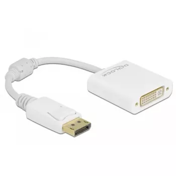 Adapter DisplayPort 1.1 male to DVI female Passive balta DeLOCK 61010