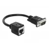 SAS kabelis DeLOCK 63999 0,2 m melns