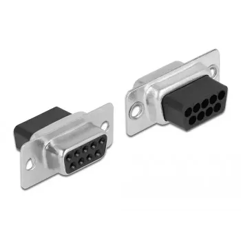 Montāžas komplekts D-Sub 9 kontaktu ligzda uz RJ12 6P/6C ligzdu DeLOCK 66759