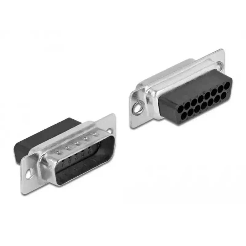 Montāžas komplekts D-Sub 15 kontaktu vīrišķais uz RJ45 sievišķo DeLOCK 66647