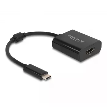 DeLOCK USB Type-C adapteris uz HDMI 8K HDR melns 0,15 m