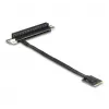 DeLOCK M.2 Key A+E uz PCIe x16 NVMe adapteris leņķveida ar 20 cm kabeli